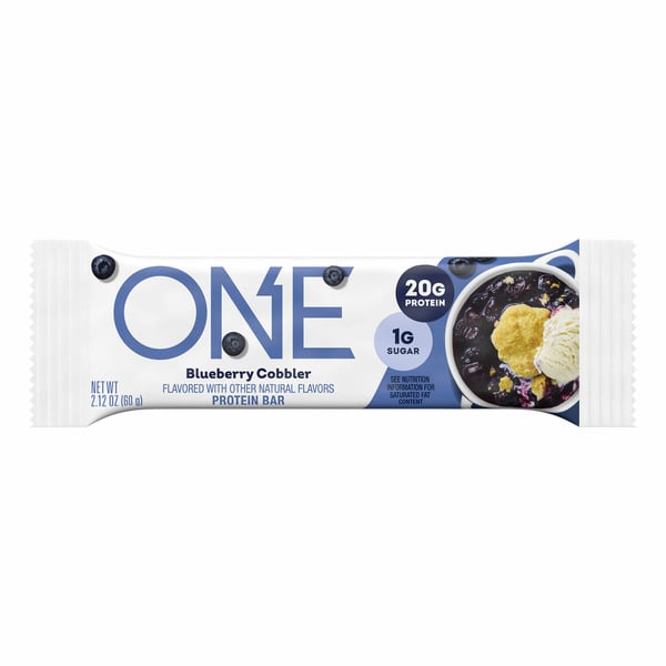 Energy & Granola Bars ONE Blueberry Cobbler Flavored Protein Bar hero