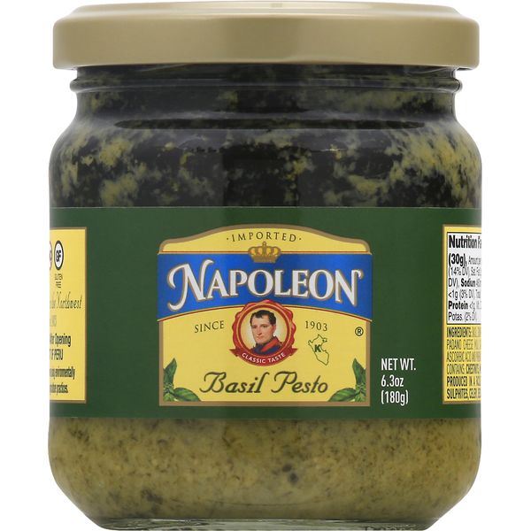 Preserved Dips & Spreads Napoleon Co. Basil Pesto hero