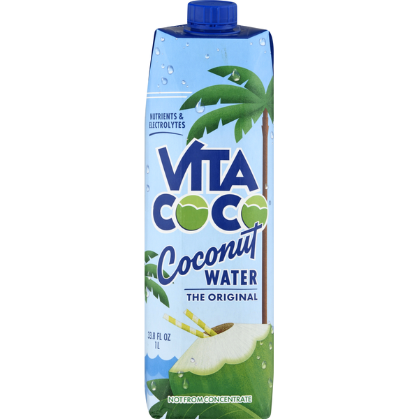 Water, Seltzer & Sparkling Water Vita Coco Coconut Water, Pure hero