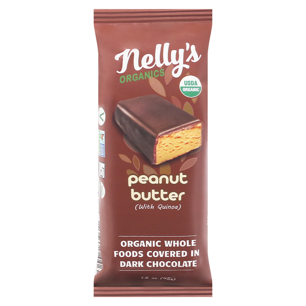 Energy & Granola Bars Nelly's Organics Bar, Peanut Butter hero