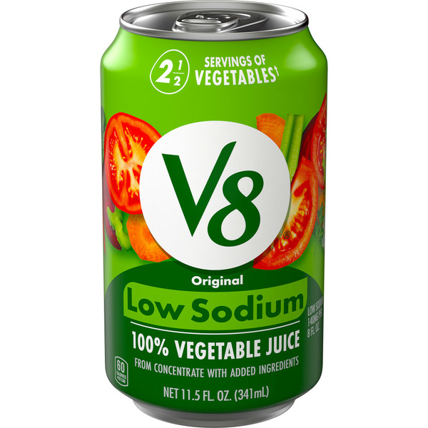 Juice & Nectars V8 Low Sodium Original 100% Vegetable Juice hero