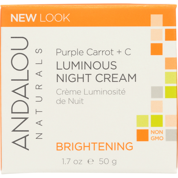 Facial Care Andalou Naturals Luminous Night Cream hero