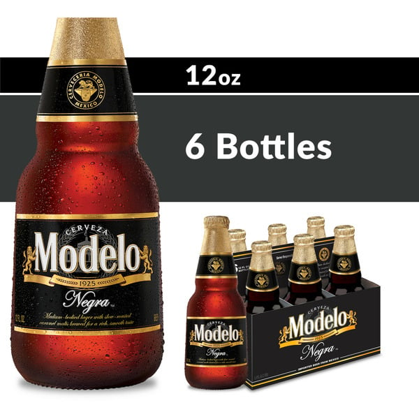 Lagers Modelo Negra Amber Lager Mexican Import Beer Bottles hero