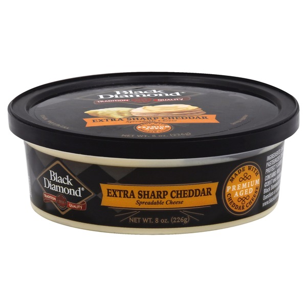 Packaged Cheese Black Diamond Extra Sharp Cheddar Spread hero