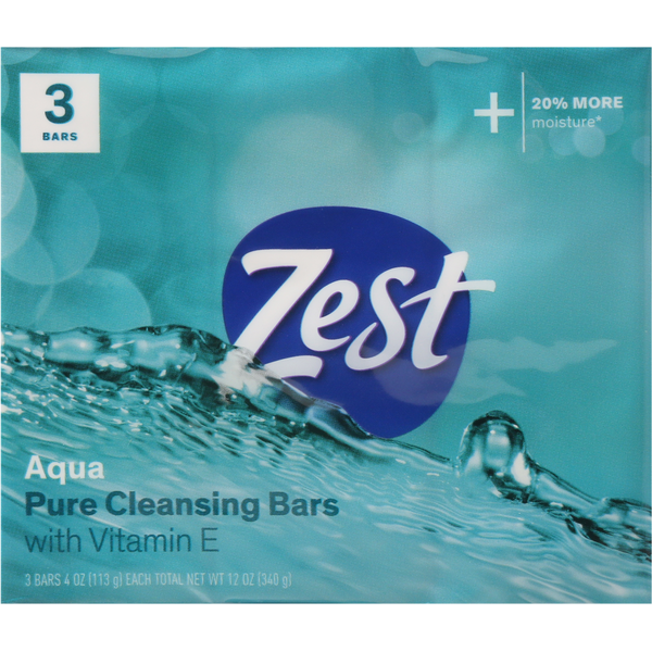 Body Lotions & Soap Zest Pure Cleansing Bars, Aqua hero