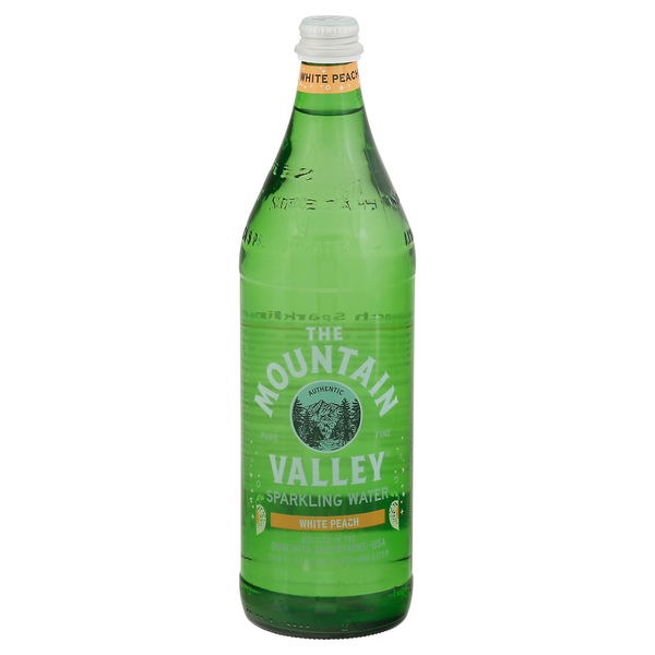 Water, Seltzer & Sparkling Water The Mountain Valley Sparkling Water, White Peach hero