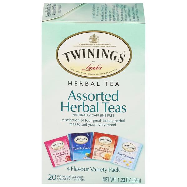 Tea Twinings Herbal Tea, Assorted, Variety Pack hero