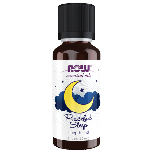 Stress & Sleep Aids NOW Peaceful Sleep Oil Blend hero