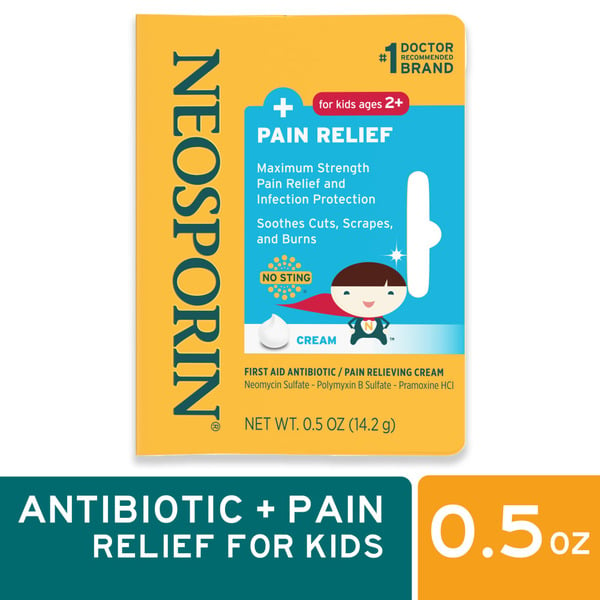 Back to School NEOSPORIN + Pain Relief Dual Action First Aid Antibiotic Cream hero