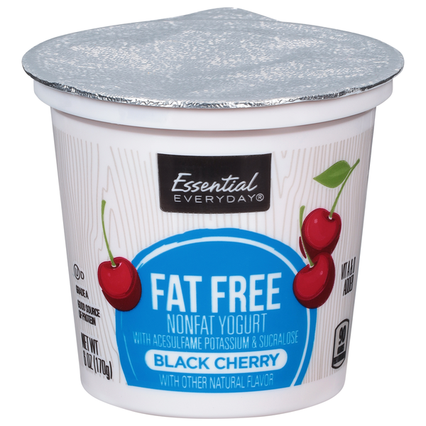 Yogurt Essential Everyday Yogurt, Nonfat, Fat Free, Black Cherry hero