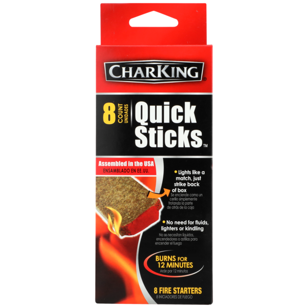 More Household CharKing Quick Sticks Fire Starters hero