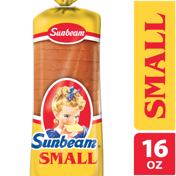 Bread Sunbeam Small White Bread, Sandwich Bread, 16 oz Loaf hero