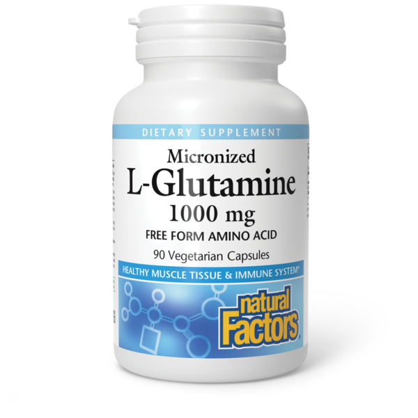 Vitamins & Supplements Natural Factors Micronized L-Glutamine hero