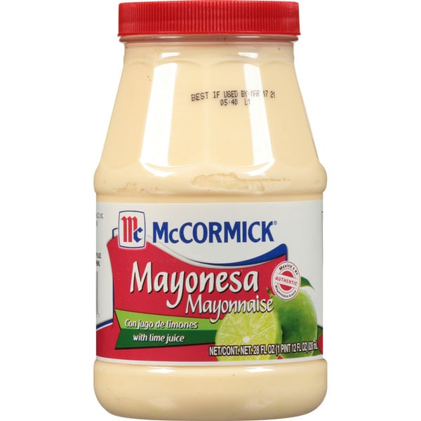 Condiments McCormick® Mayonesa (Mayonnaise) With Lime Juice hero