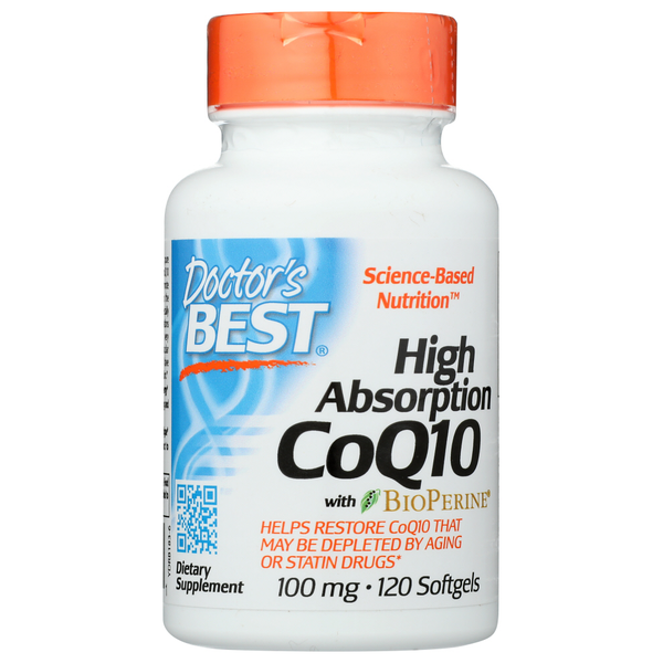 Vitamins & Minerals Doctor’s Best High Absorption Coq10 With Bioperine hero