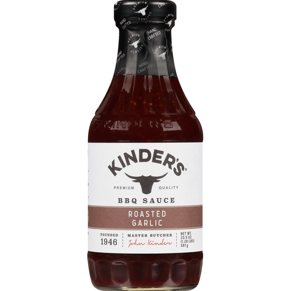 Marinades & Meat Preparation Kinder's BBQ Sauce, Roasted Garlic hero