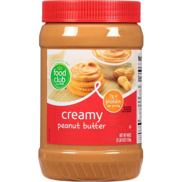 Spreads Food Club Peanut Butter, Creamy hero