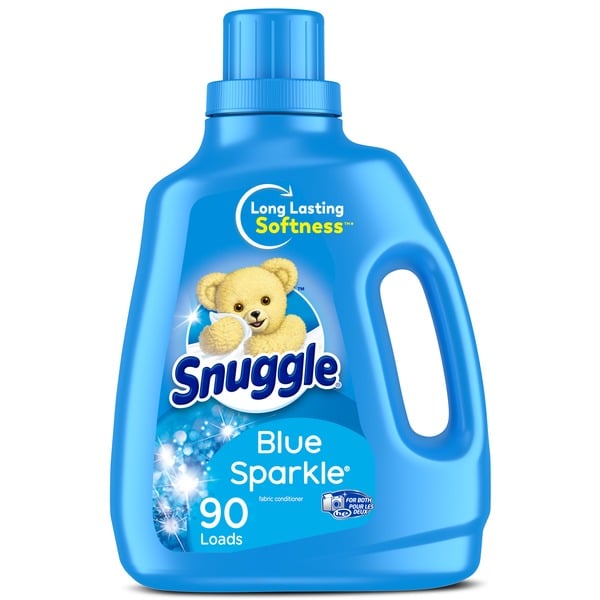 Laundry Snuggle Fabric Softener Liquid, Blue Sparkle,  90 Loads hero