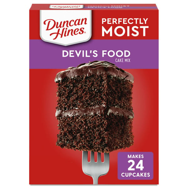 Doughs, Gelatins & Bake Mixes Duncan Hines Devil's Food Cake Mix, Baking Mix hero