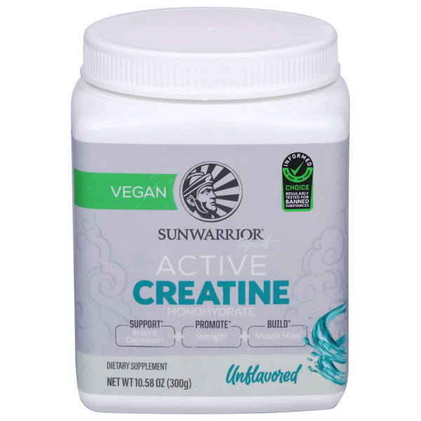 Sunwarrior Active Creatine, Monohydrate, Vegan, Unflavored hero