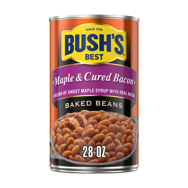 Canned Meals & Beans Bush's Best Maple & Cured Bacon Baked Beans hero