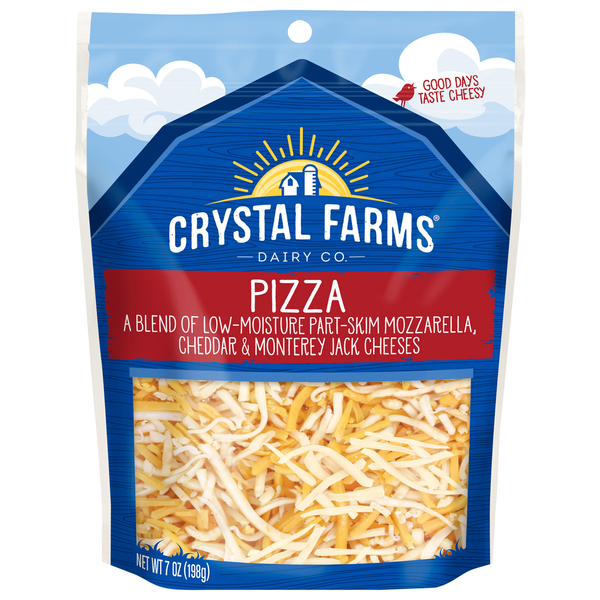 Packaged Cheese Crystal Farms Cheese, Pizza hero