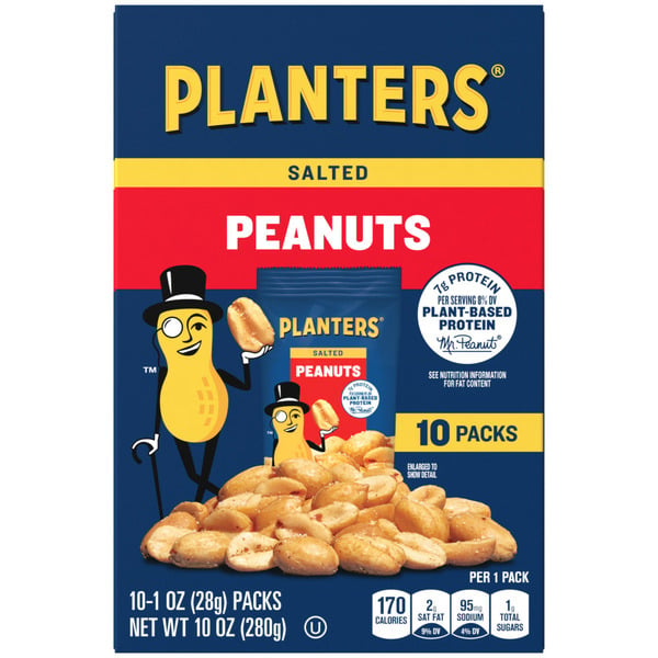 Nuts, Seeds & Dried Fruit Planters Salted Peanuts hero