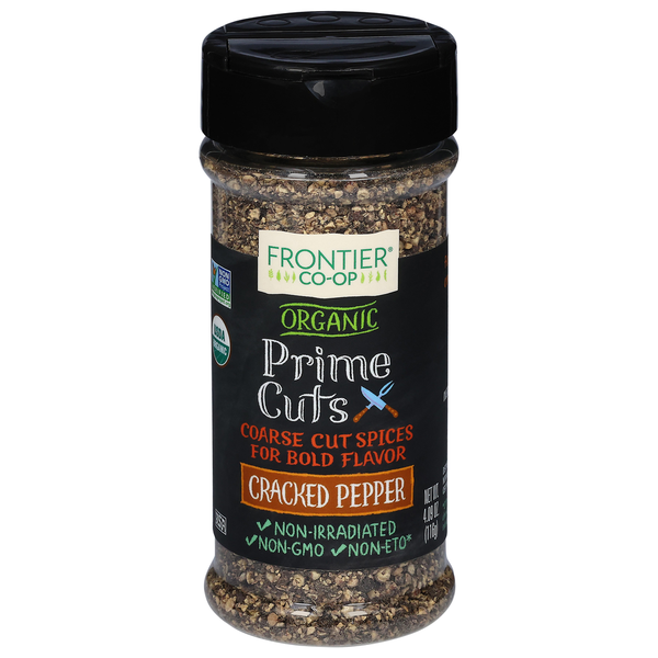 Spices & Seasonings Frontier Co-op Cracked Pepper, Organic hero