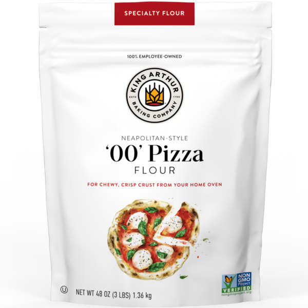 Baking Supplies & Decor King Arthur Baking Company 00 Pizza Flour, Non-GMO Project Verified, 100% American Grown Wheat hero