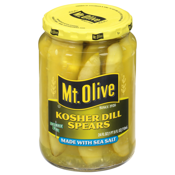 Pickled Goods & Olives Mt. Olive Pickles, Kosher Dill Spears hero