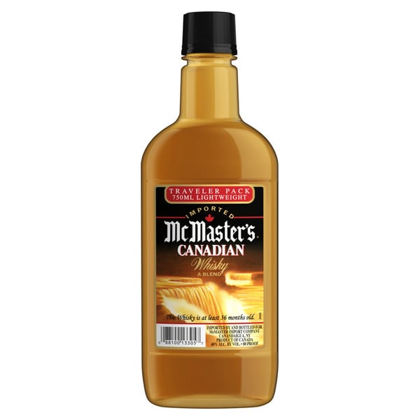 Spirits McMasters Canadian Whisky hero