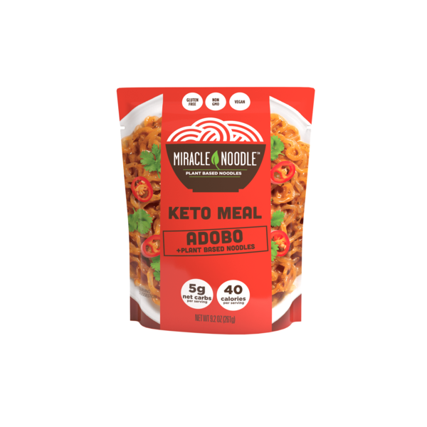 Prepared Meals Miracle Noodle  Keto Meal, Adobo hero