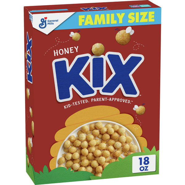 Cereal Honey Kix Crispy Corn Puffs Whole Grain Breakfast Cereal hero