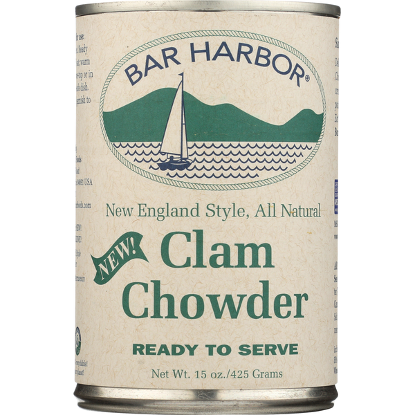 Soup, Broth & Bouillon Bar Harbor Clam Chowder, New England Style, All Natural hero