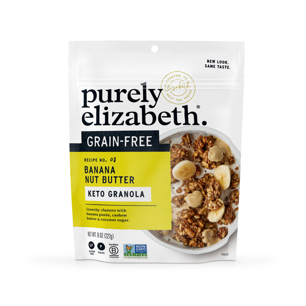 Baby First Aid & Vitamins Purely Elizabeth Banana Nut Butter, Grain-Free Keto Granola hero