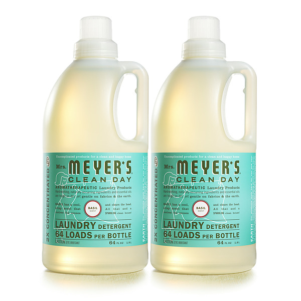 Laundry Mrs. Meyer's Clean Day Laundry Detergent, Basil hero