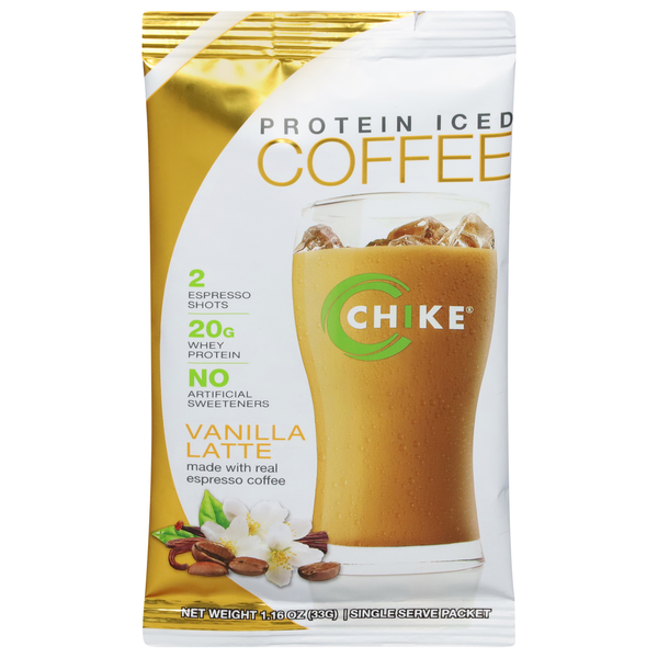 Chike Coffee, Iced, Protein, Vanilla Latte hero