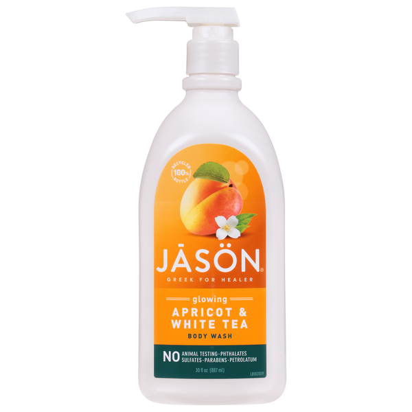 Body Lotion, Soap & Oils JĀSÖN Body Wash, Glowing, Apricot & White Tea hero