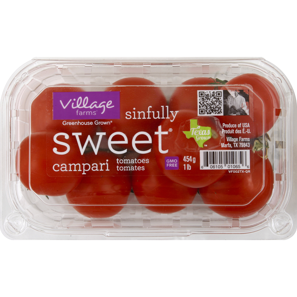 Fresh Vegetables Village Farms Sinfully Sweet Campari Tomatoes hero