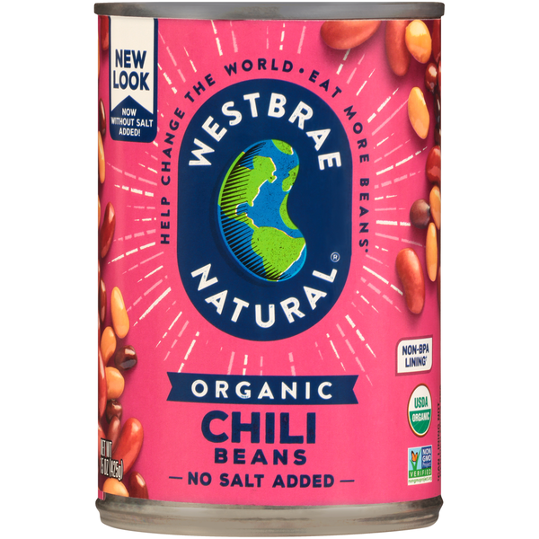 Canned & Jarred Vegetables Westbrae Natural Organic Chili Beans Low Sodium hero