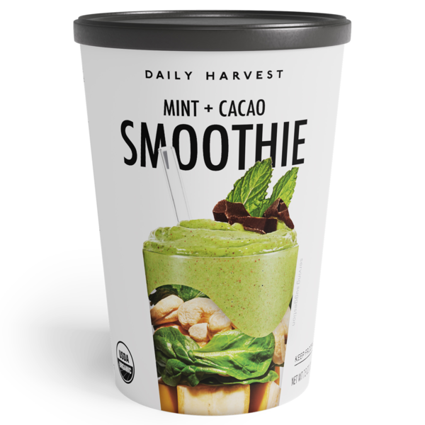 Refrigerated Daily Harvest Mint + Cacao Smoothie hero