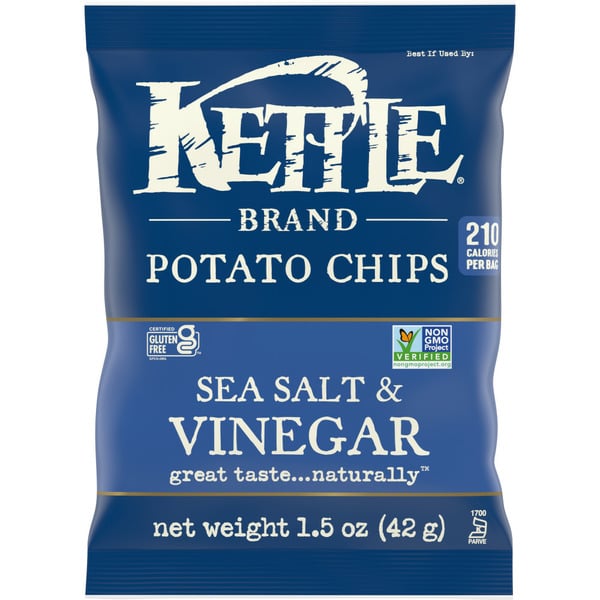 Chips & Pretzels Kettle Chips Salt & Vinegar Potato Chips hero