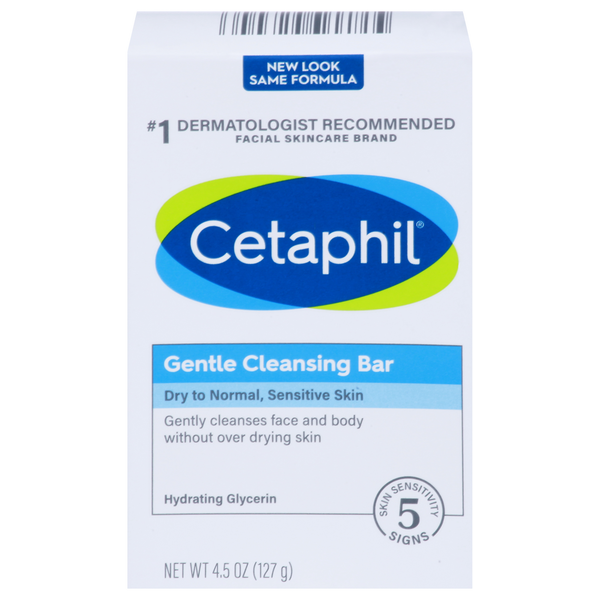 Facial Care Cetaphil Cleansing Bar, Gentle hero