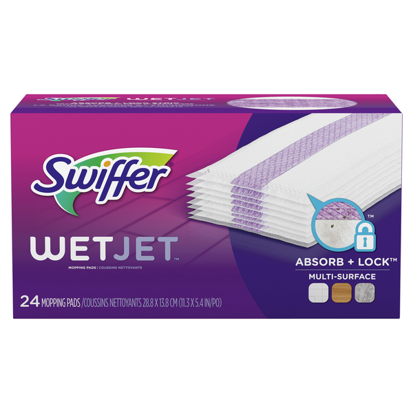 Cleaning Products Swiffer WetJet Multi-Surface Floor Cleaner Pad Refill hero