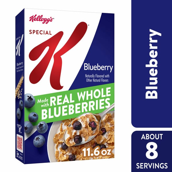 Cereal Kellogg’s Special K Cold Breakfast Cereal, 11 Vitamins and Minerals, Blueberry hero