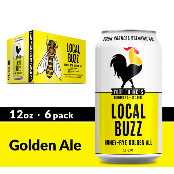 Beers & Coolers Four Corners Local Buzz Golden Ale Craft Beer Cans hero