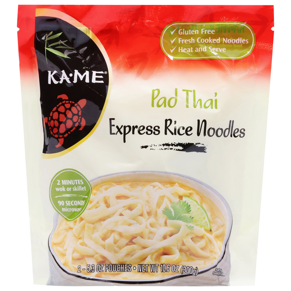 Asian Foods KA-ME Rice Noodles, Express, Pad Thai hero