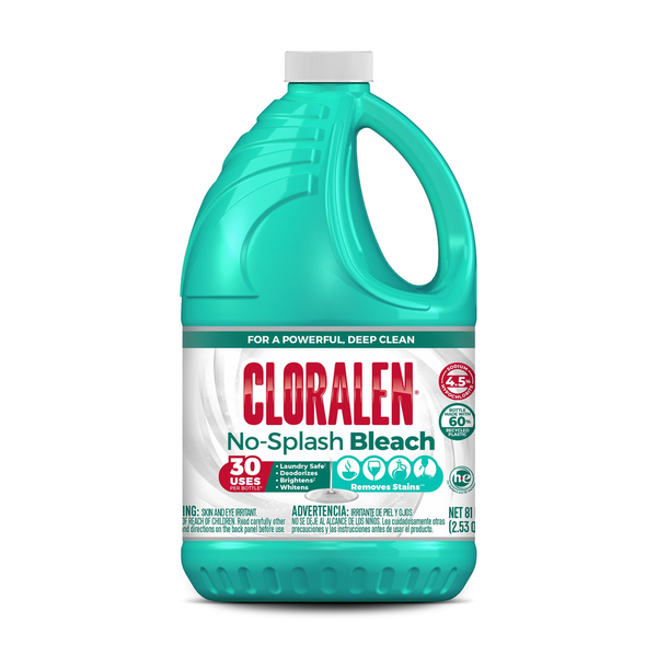 Cloralen No-Splash Household Cleaning Liquid Bleach  - Unscented hero