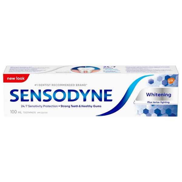 Oral Care Sensodyne Whitening Plus Tartar Fighting Toothpaste hero