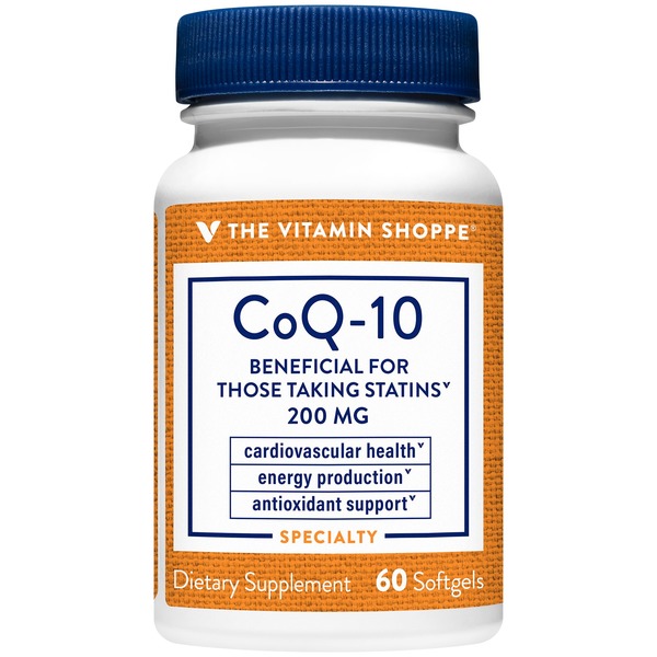 Fish Oil & Omegas The Vitamin Shoppe CoQ-10 - 200 MG (60 Softgels) hero